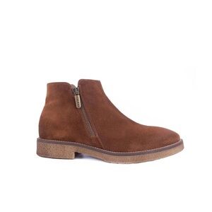Italeau Brown Suede Ankle Boots